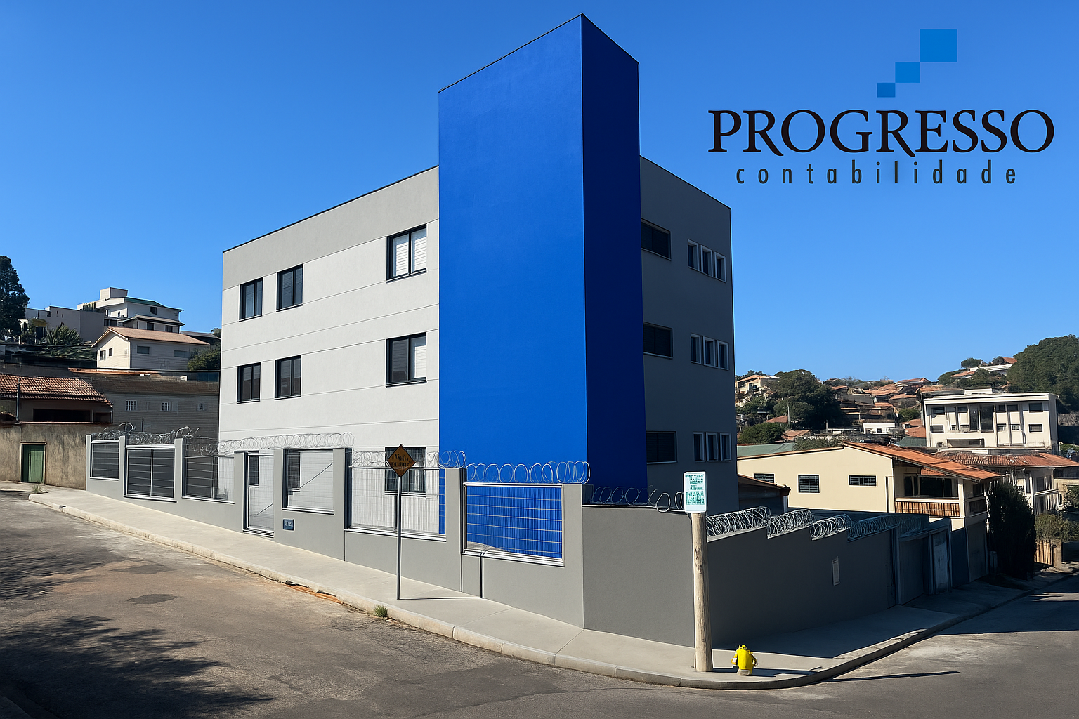 Prédio da Progresso Contabilidade em Belo Horizonte - Rua Luíza Diniz Ferreira, Parque São Pedro